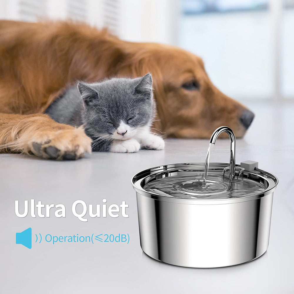 Stainless Steel Cat Water Fountain