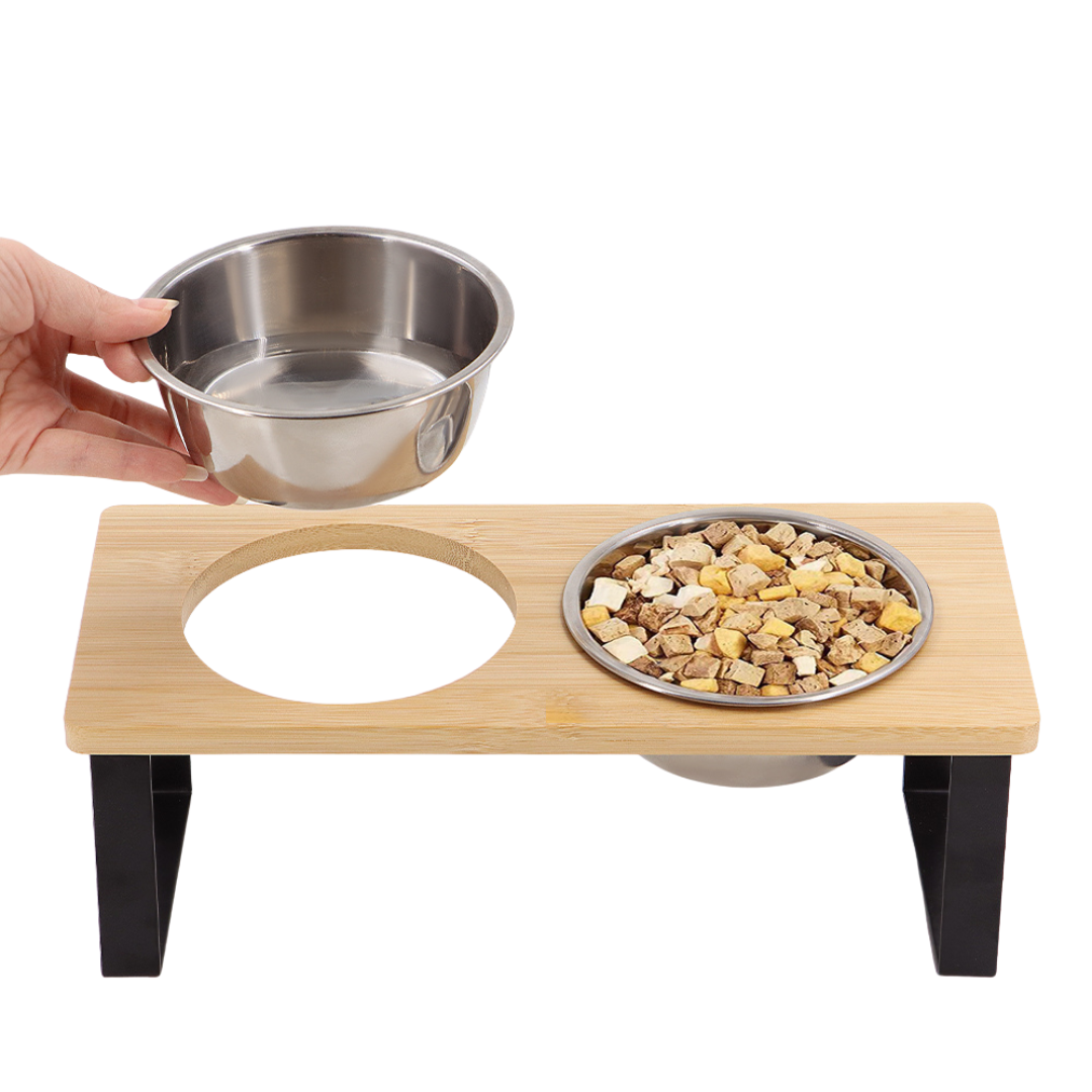 Elevated Food-Grade Stainless Steel Cat Bowls (Vet-Recommended!)