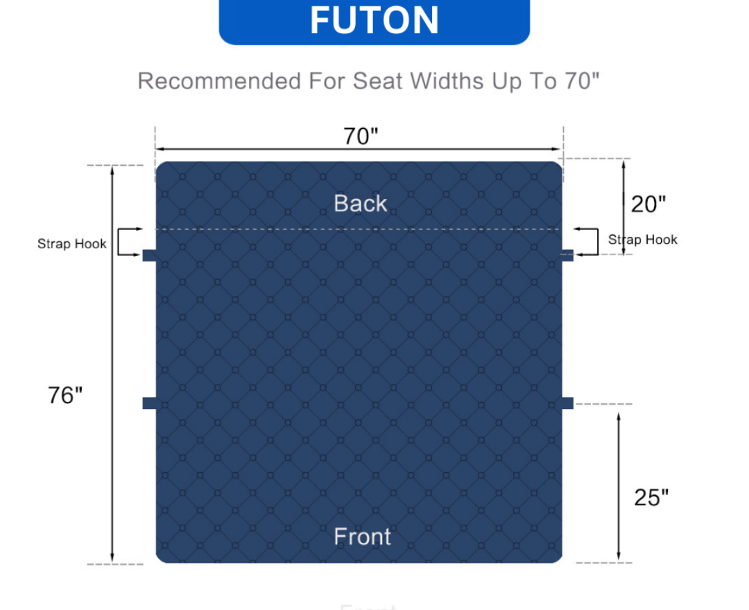 NEW Machine-Washable, Dryer-Safe Furniture Protector Couch Cover With Side Pockets & Back Straps (+2-In-1 Reversible Colors!)