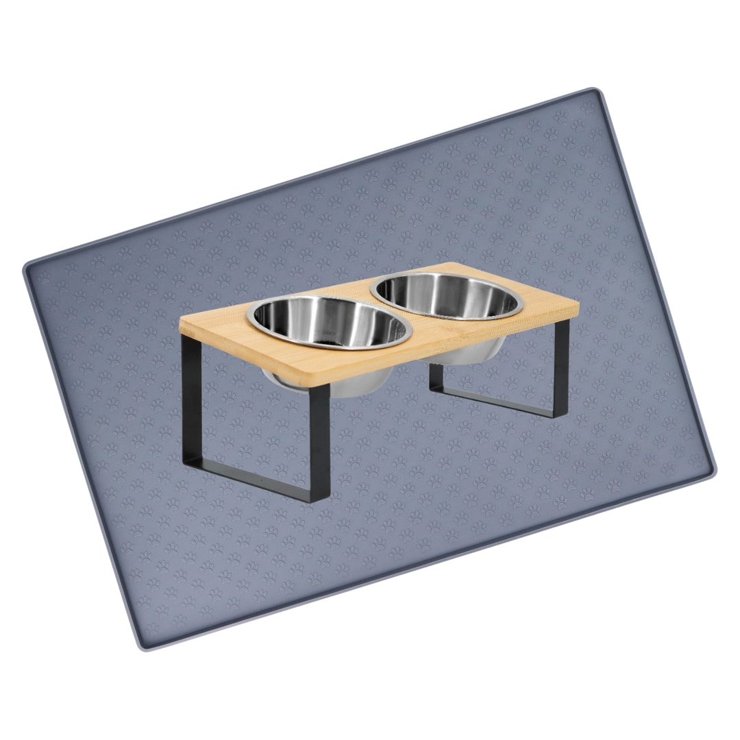 Elevated Food-Grade Stainless Steel Cat Bowls (Vet-Recommended!)
