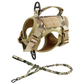 NEW Team Cats™ Adjustable Cat Harness With 2 Quick-Release Buckles, Easy-Grab Top Handle, Hook & Loop Panels, & Adjustable Straps