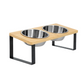 Elevated Food-Grade Feeder Stand With Stainless Steel Cat Bowls (Vet-Recommended!)