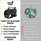NEW Team Cats™ Adjustable Cat Harness With 2 Quick-Release Buckles, Easy-Grab Top Handle, Hook & Loop Panels, & Adjustable Straps