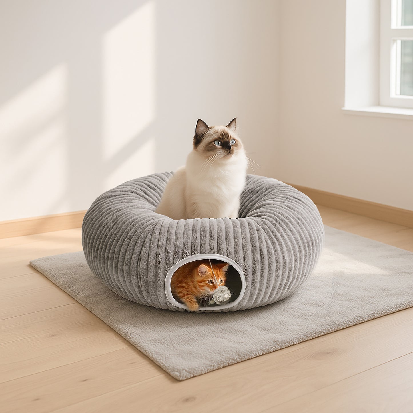 Premium Cat Tube Play Tunnel