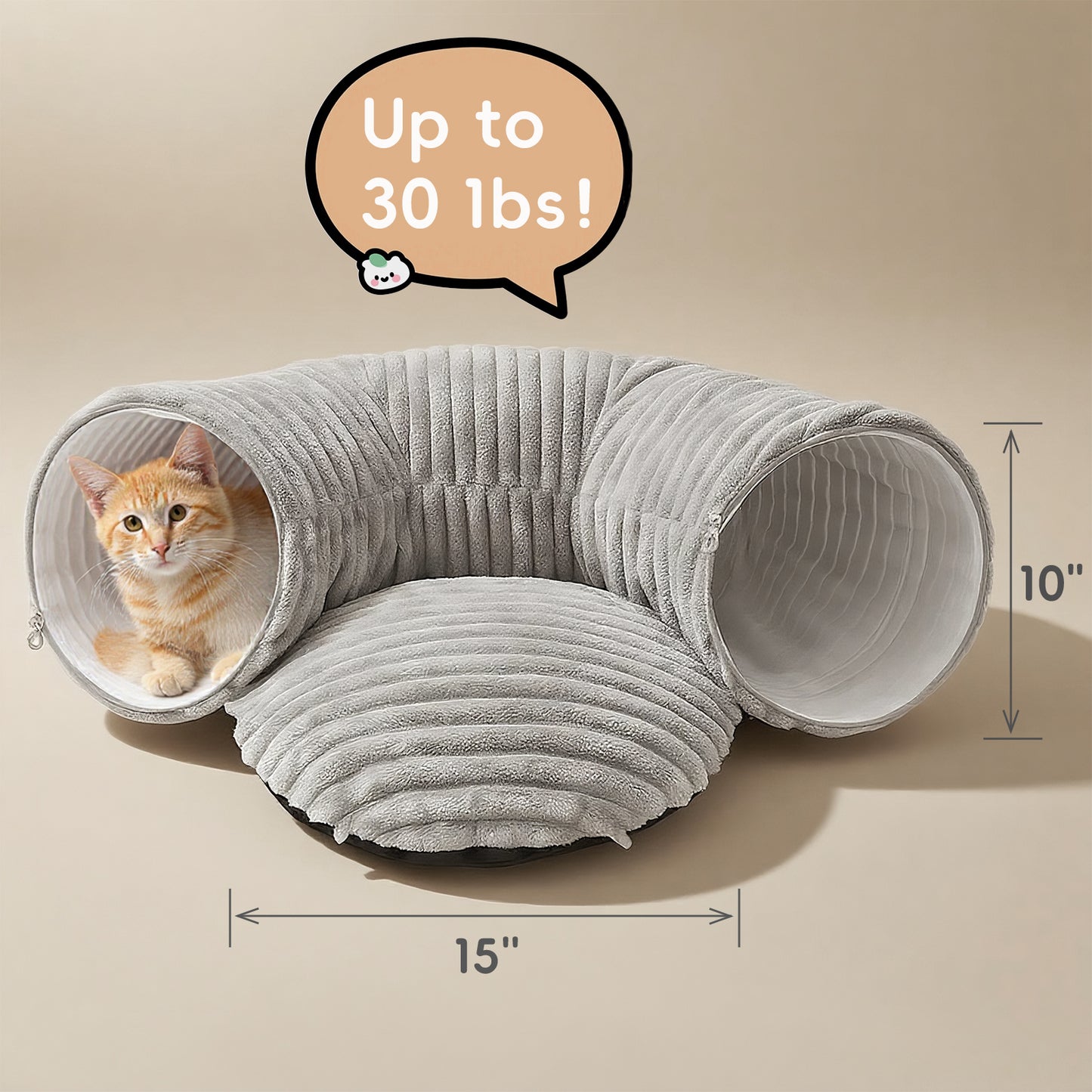 Premium Cat Tube Play Tunnel
