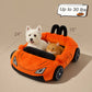 Plush Racecar Cat Bed