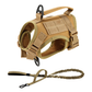 NEW Team Cats™ Adjustable Cat Harness With 2 Quick-Release Buckles, Easy-Grab Top Handle, Hook & Loop Panels, & Adjustable Straps