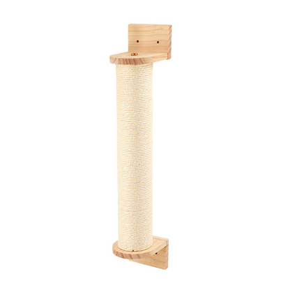 Cat Climbing Wall Furniture Set with Mounts, Shelves, Ladders, Perches, & Scratch Pads