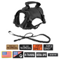 NEW Team Cats™ Adjustable Cat Harness With 4 Quick-Release Buckles, Easy-Grab Top Handle, Hook & Loop Panels, & Adjustable Straps