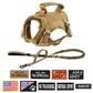 NEW Team Cats™ Adjustable Cat Harness With 4 Quick-Release Buckles, Easy-Grab Top Handle, Hook & Loop Panels, & Adjustable Straps