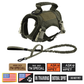 NEW Team Cats™ Adjustable Cat Harness With 4 Quick-Release Buckles, Easy-Grab Top Handle, Hook & Loop Panels, & Adjustable Straps