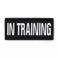 'In Training' Hook & Loop Patch For Harness