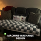 NEW 2-in-1 Furniture Protector & Cat Bed Couch Cover with Thick Orthopedic Padding, Non-Slip Grip, Scratch-Resistant Surface & Machine-Washable Fabric